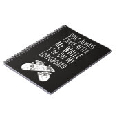Skateboarder Gifts Skater Skating Longboard Sports Notitieboek (Linkerzijde)