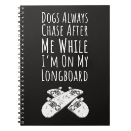 Skateboarder Gifts Skater Skating Longboard Sports Notitieboek