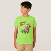 Skateboarder Hampster Wiel Whiz T-shirt (Voorkant volledig)