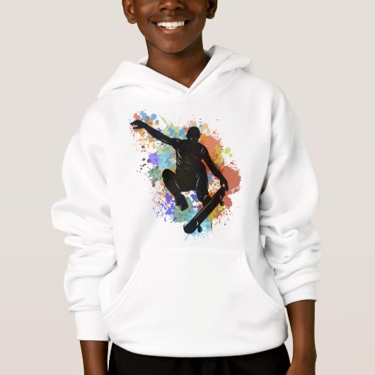 Skateboarder Hoodie (Voorkant)