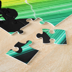 Skateboarder in Criss Cross Lightning Legpuzzel