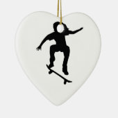 Skateboarder Keramisch Ornament (Rechts)