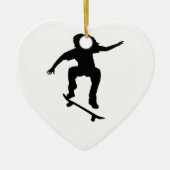 Skateboarder Keramisch Ornament (Voorkant)