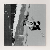 Skateboarder krijgen lucht - Skateboarder Design Legpuzzel (Horizontaal)