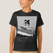 Skateboarder krijgen lucht - Skateboarder Design T-shirt (Voorkant)