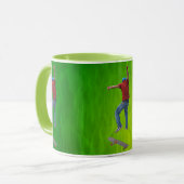 Skateboarder krijgt wat luchtactie Street Kulcha A Mok (Voorkant links)