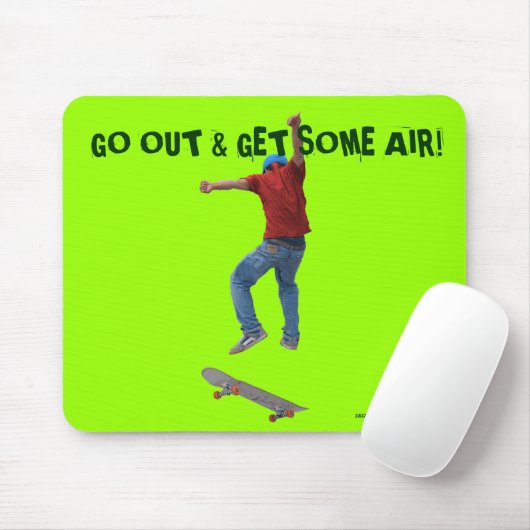 Skateboarder krijgt wat luchtactie Street Kulcha A Muismat (Met muis)