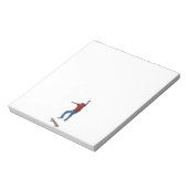 Skateboarder krijgt wat luchtactie Street Kulcha A Notitieblok (Linkerzijde)