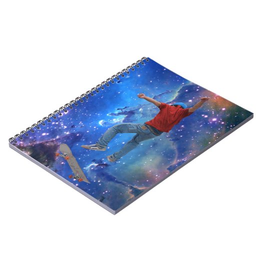 Skateboarder krijgt wat luchtactie Street Kulcha A Notitieboek (Linkerzijde)