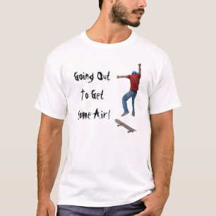 Skateboarder krijgt wat luchtactie Street Kulcha A T-shirt