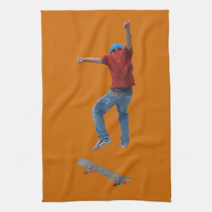 Skateboarder krijgt wat luchtactie Street Kulcha A Theedoek