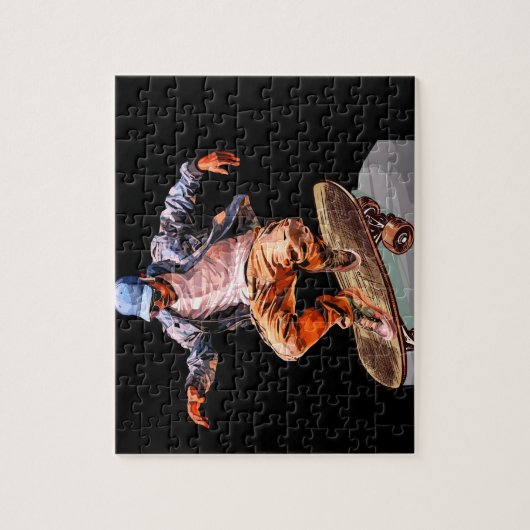 skateboarder legpuzzel (Verticaal)