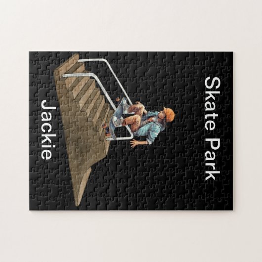 skateboarder legpuzzel (Horizontaal)