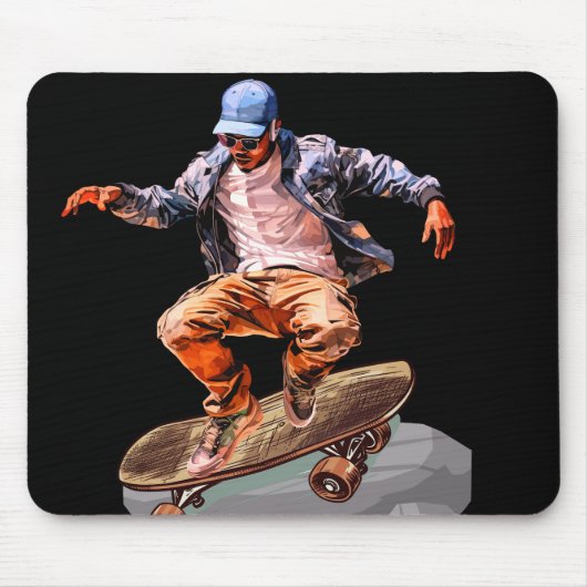 skateboarder muismat (Voorkant)