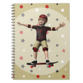 Skateboarder Notitieboek (Voorkant)