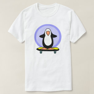 Skateboarder Penguin Skateboarding T-shirt