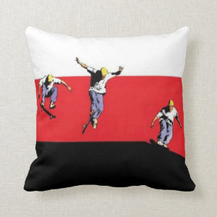 Skateboarder Pillow Kussen