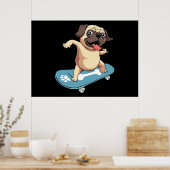 Skateboarder Poster (Keuken)