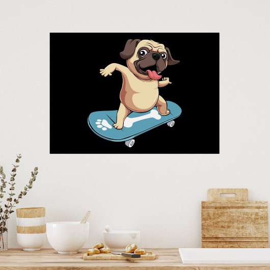 Skateboarder Poster (Keuken)