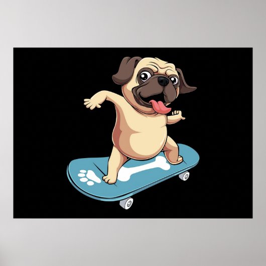 Skateboarder Poster (Voorkant)