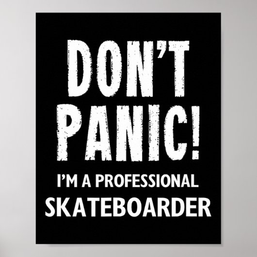 Skateboarder  poster (Voorkant)
