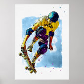 Skateboarder Poster (Voorkant)