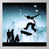 Skateboarder Poster (Voorkant)