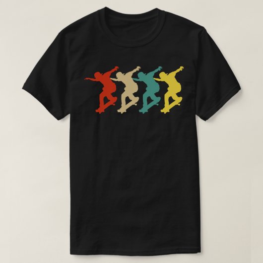 Skateboarder  Retro Skateboarder T-shirt (Design voorkant)