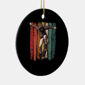 Skateboarder -  retroskateboarder keramisch ornament (Rechts)