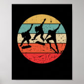 Skateboarder -  retroskateboarder poster (Voorkant)