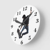 Skateboarder Ronde Klok (Hoek)