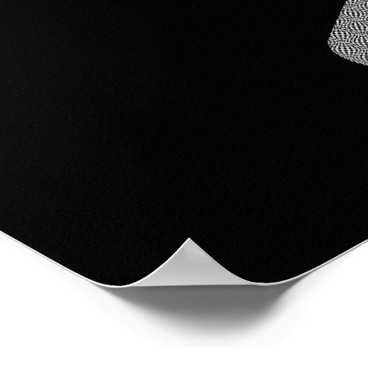 skateboarder silhouet poster (Hoek)