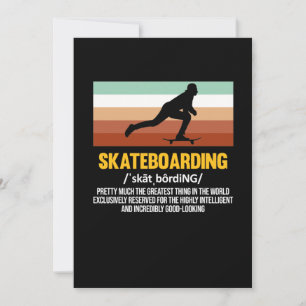 Skateboarder Skateboard Bedankkaart