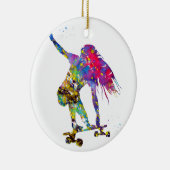Skateboarder, Skateboard Keramisch Ornament (Rechts)