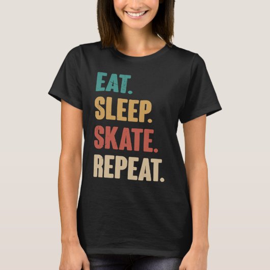 Skateboarder Skateboard Skateboard T-shirt (Voorkant)