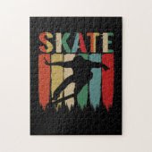 Skateboarder skateboard skateboard van de kool Ret Legpuzzel (Verticaal)