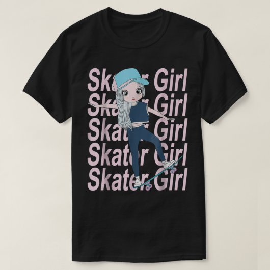 Skateboarder Skateboard Skateboarder T-shirt (Design voorkant)