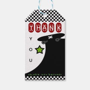 Skateboarder Skateboard Verjaardagsfeestje Favorie Cadeaulabel