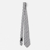 Skateboarder Skateboarden Silhouet Stropdas (Achterkant)