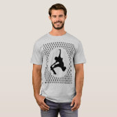 Skateboarder Skateboarden Silhouet T-shirt (Voorkant volledig)