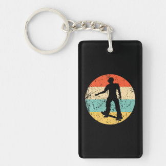 Skateboarder Skateboarden Skateboard Sleutelhanger