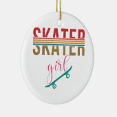 skateboarder Skateboarder, 80 jaar Keramisch Ornament (Rechts)