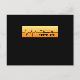 Skateboarder Skateboarder Skateboard Uitnodiging Briefkaart