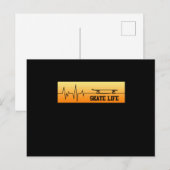 Skateboarder Skateboarder Skateboard Uitnodiging Briefkaart (Voorkant / Achterkant)