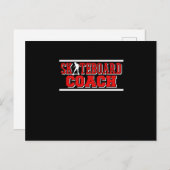 Skateboarder Skateboarder Skateboarder Uitnodiging Briefkaart (Voorkant / Achterkant)