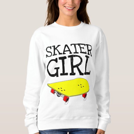 SKATEBOARDER SKATEBOARDING GIRL T-Shirts (Voorkant)