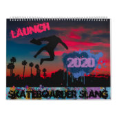 Skateboarder Slang Kalender (Hoes)
