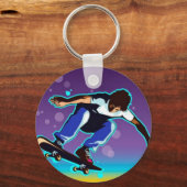 Skateboarder Sleutelhanger (Voorkant)