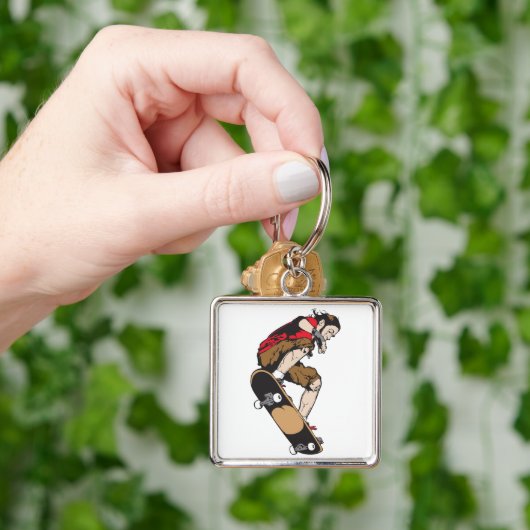 Skateboarder Sleutelhanger (Hand)