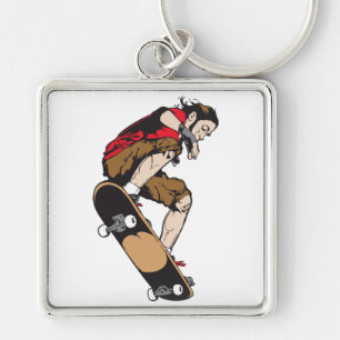 Skateboarder Sleutelhanger